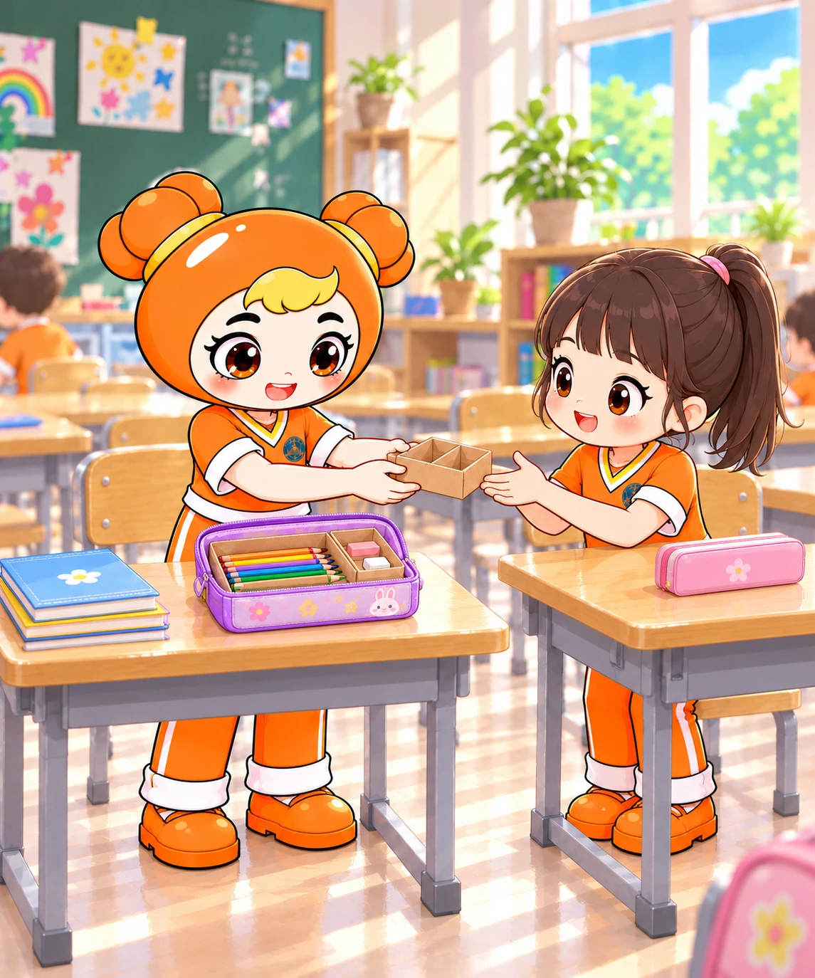 1年级女生劳维度5阶：把收纳办法分享给同伴