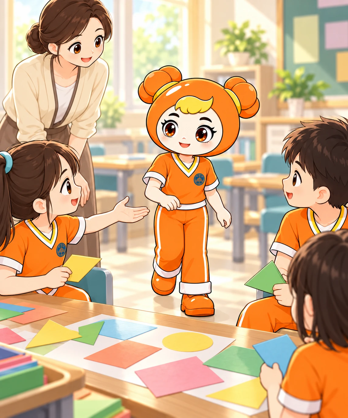 2年级女生心维度1阶：在引导下加入拼图小组