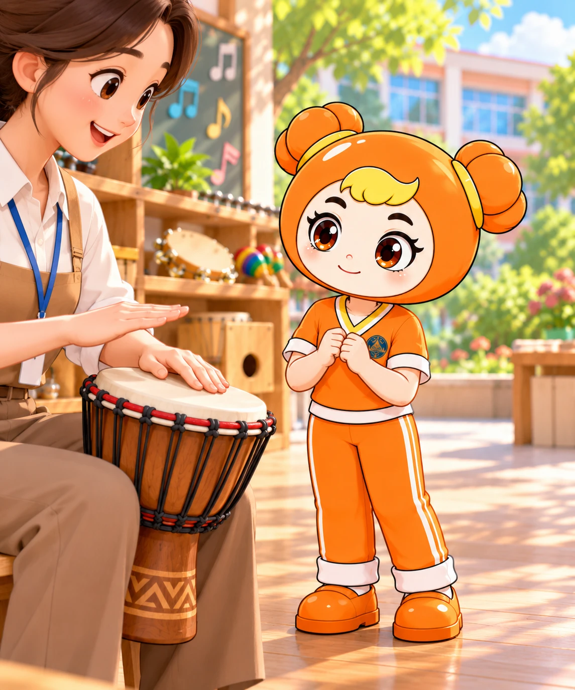 3年级女生美维度1阶：聆听老师示范节奏