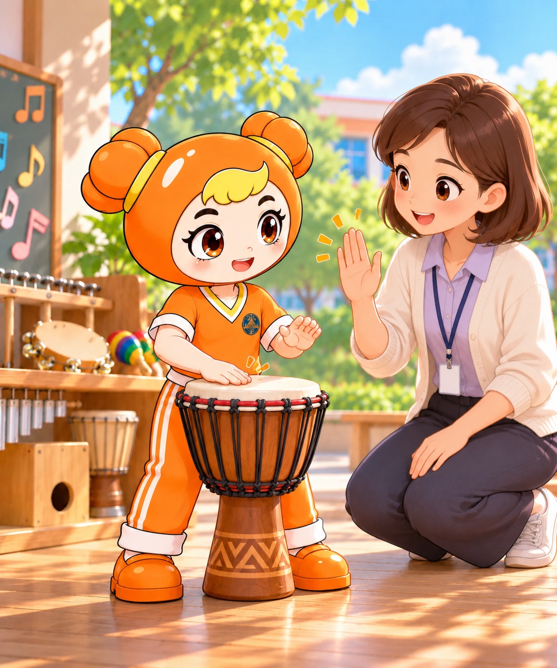 3年级女生美维度2阶：尝试敲出第一拍