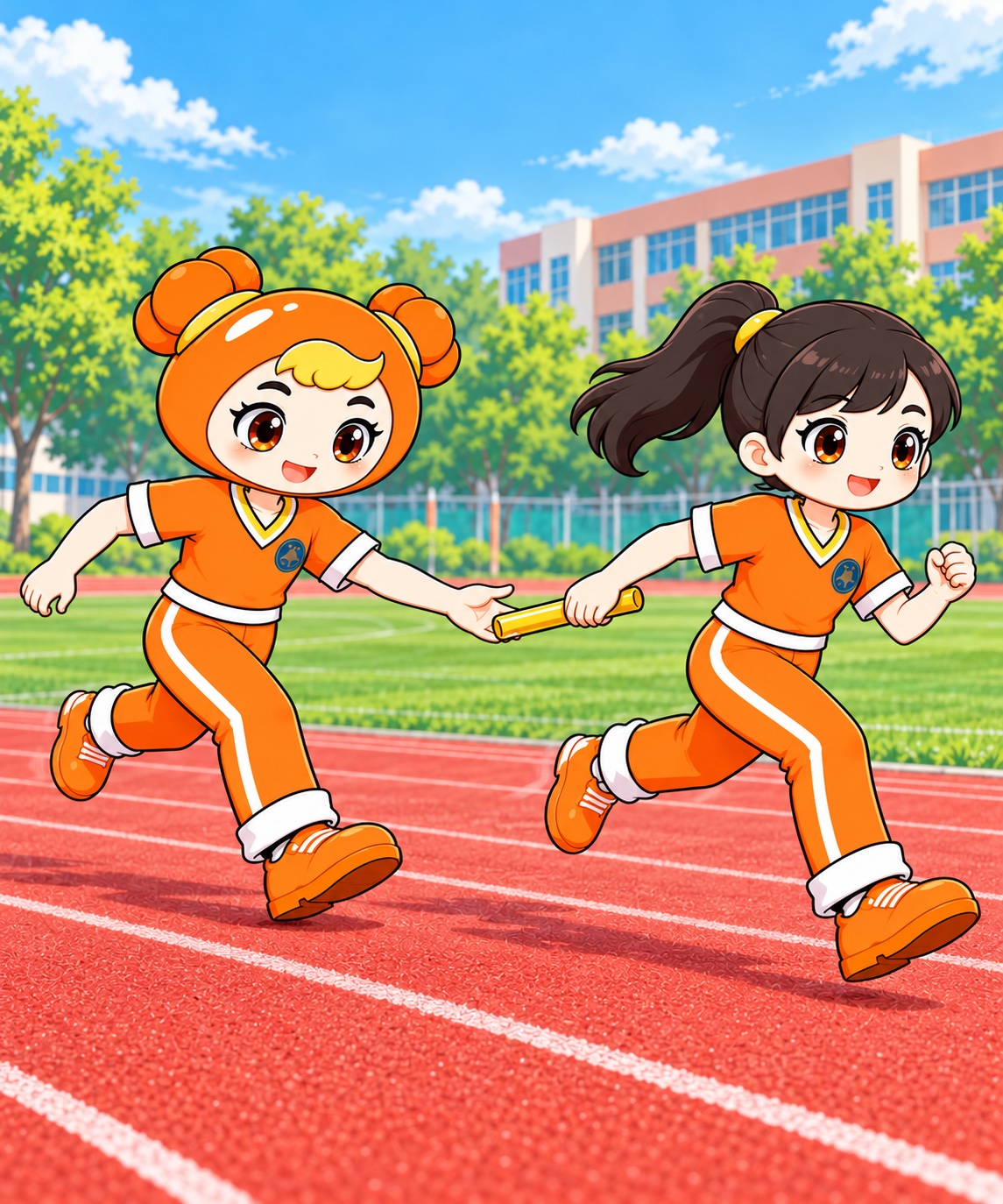 5年级女生体维度5阶：将接力棒交到同伴手中