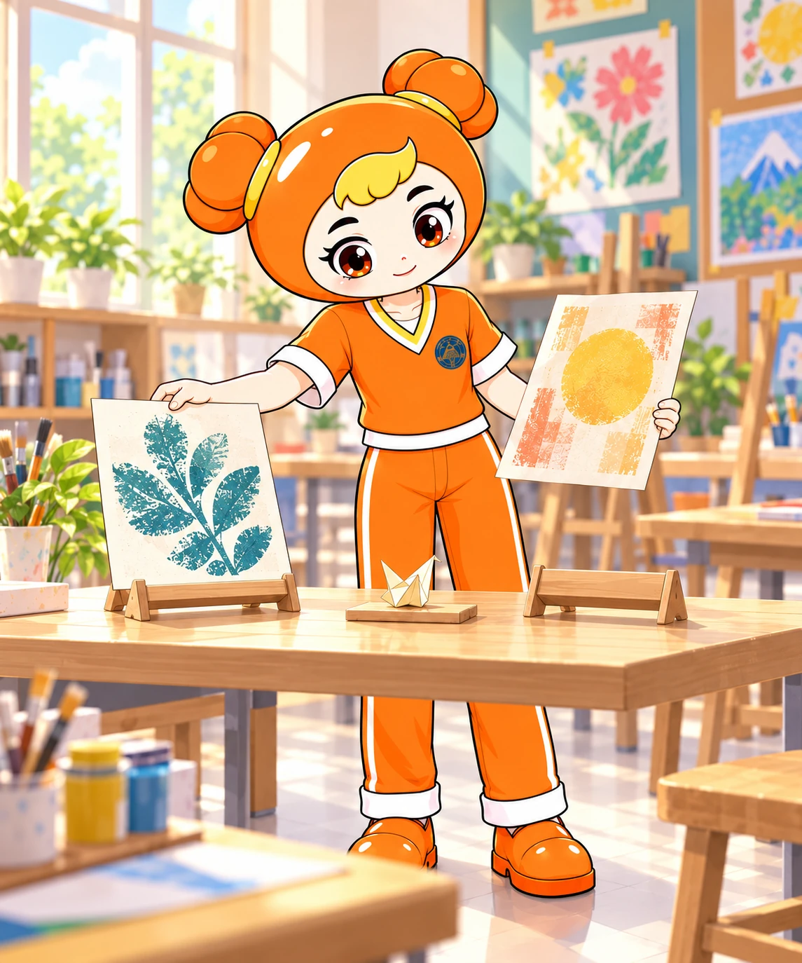 6年级女生美维度2阶：尝试安排作品位置