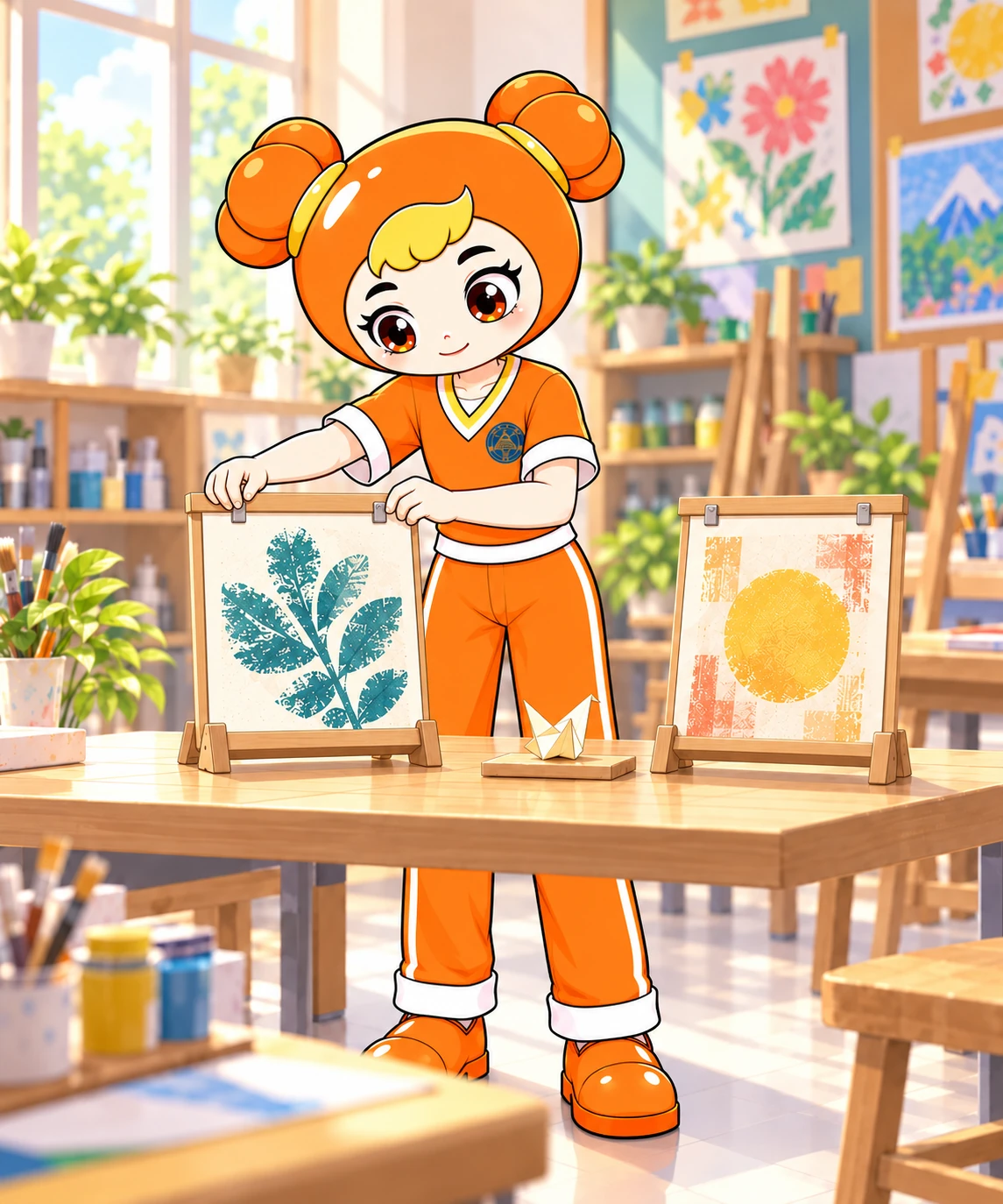 6年级女生美维度3阶：认真固定展陈作品