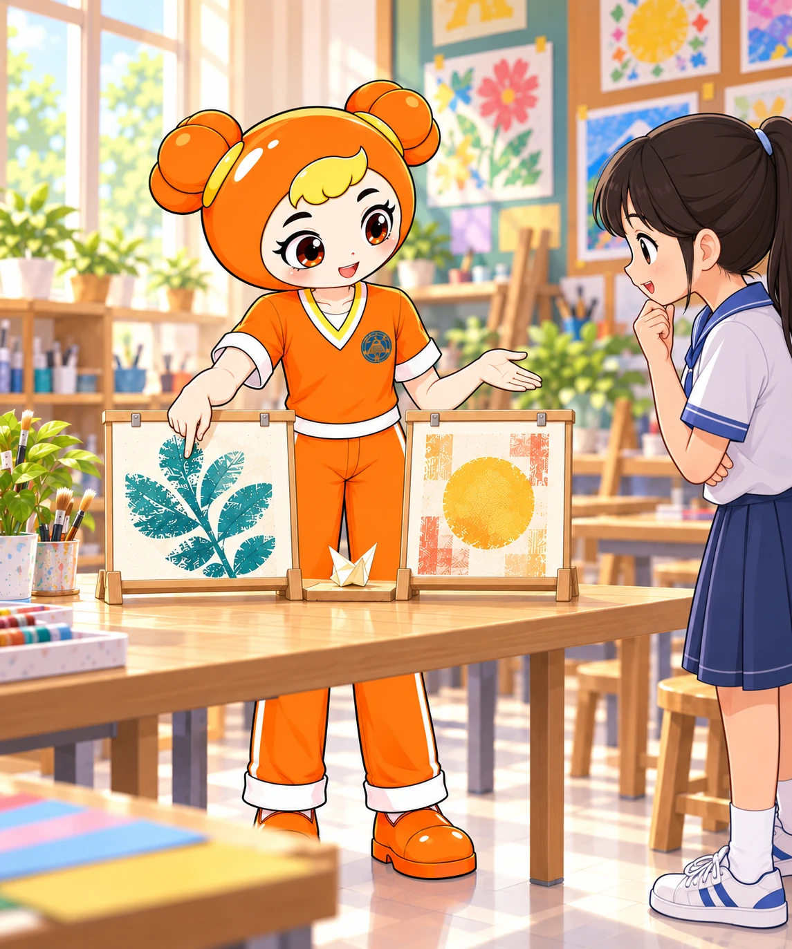 6年级女生美维度5阶：向同伴讲述创作构思