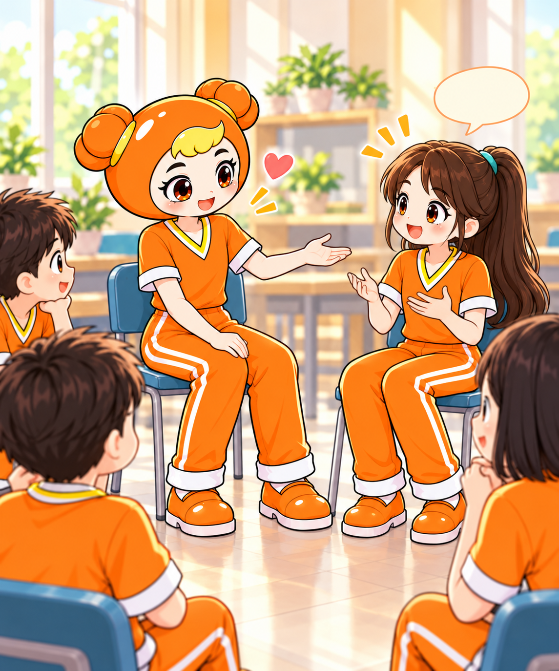 6年级女生心维度5阶：邀请同伴表达，给予鼓励并带动大家倾听
